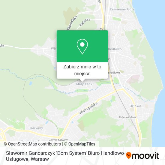 Mapa Sławomir Gancarczyk 'Dom System' Biuro Handlowo-Usługowe
