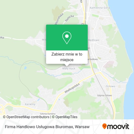 Mapa Firma Handlowo Usługowa Biuromax