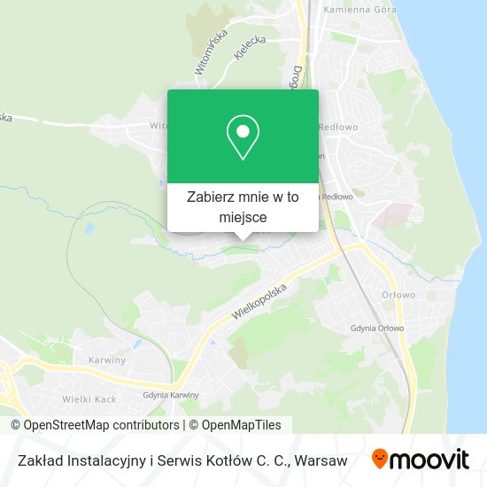 Mapa Zakład Instalacyjny i Serwis Kotłów C. C.