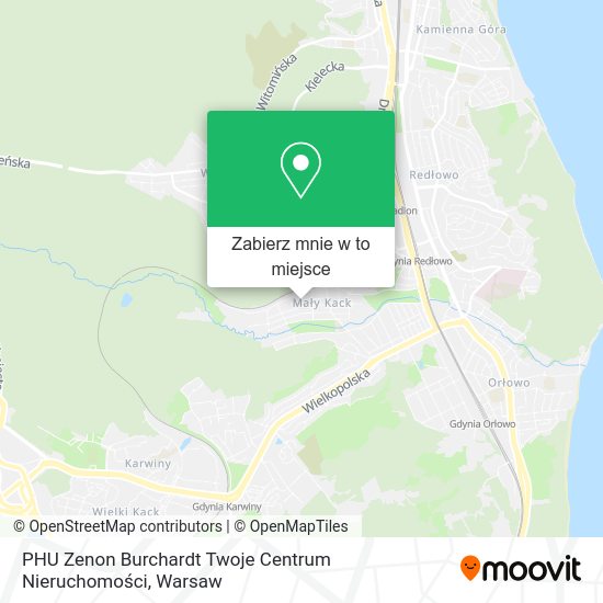 Mapa PHU Zenon Burchardt Twoje Centrum Nieruchomości