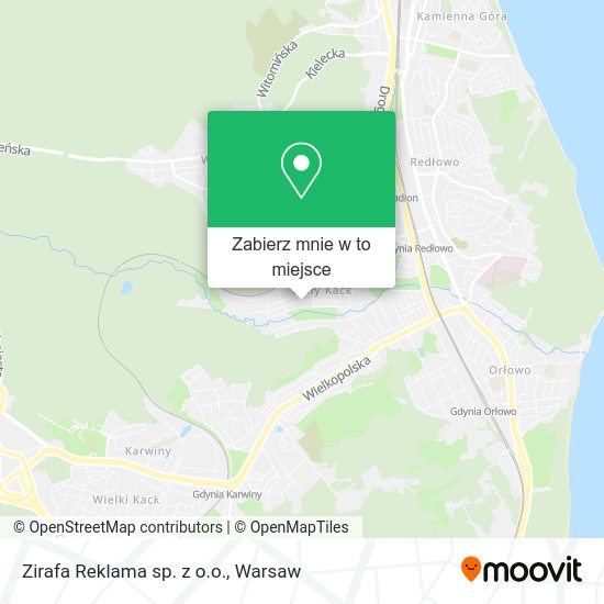 Mapa Zirafa Reklama sp. z o.o.