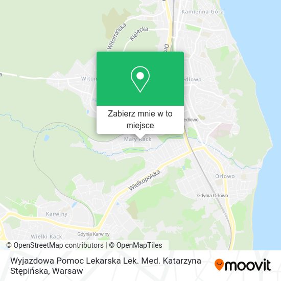 Mapa Wyjazdowa Pomoc Lekarska Lek. Med. Katarzyna Stępińska