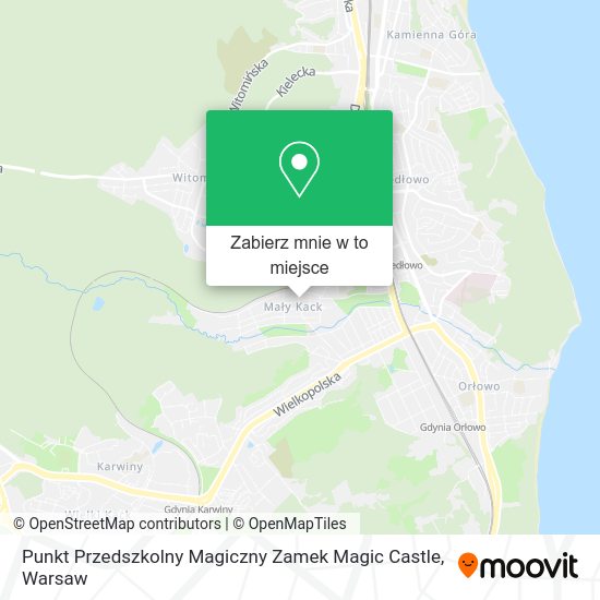 Mapa Punkt Przedszkolny Magiczny Zamek Magic Castle