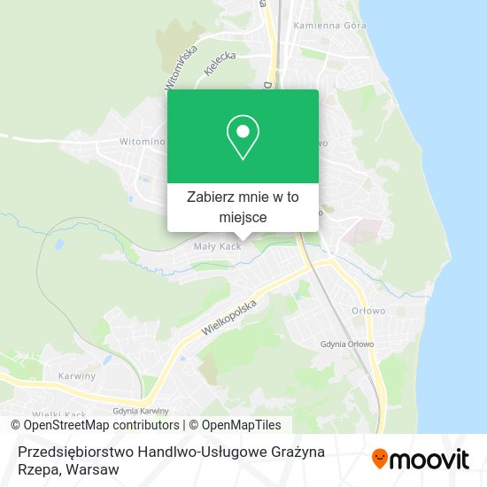 Mapa Przedsiębiorstwo Handlwo-Usługowe Grażyna Rzepa