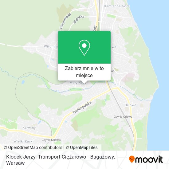 Mapa Klocek Jerzy. Transport Ciężarowo - Bagażowy