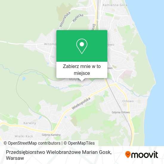 Mapa Przedsiębiorstwo Wielobranżowe Marian Gosk