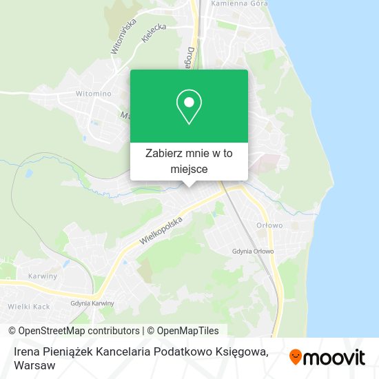 Mapa Irena Pieniążek Kancelaria Podatkowo Księgowa