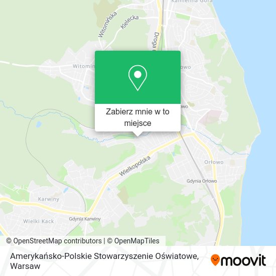 Mapa Amerykańsko-Polskie Stowarzyszenie Oświatowe