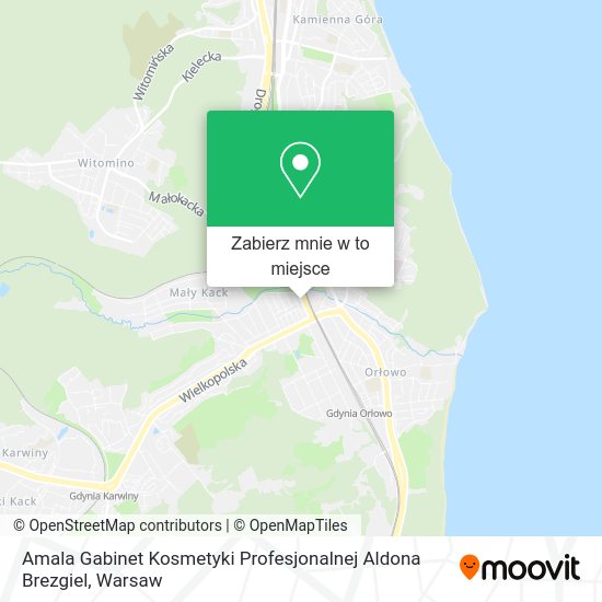 Mapa Amala Gabinet Kosmetyki Profesjonalnej Aldona Brezgiel