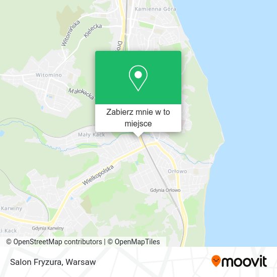 Mapa Salon Fryzura