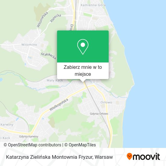 Mapa Katarzyna Zielińska Montownia Fryzur