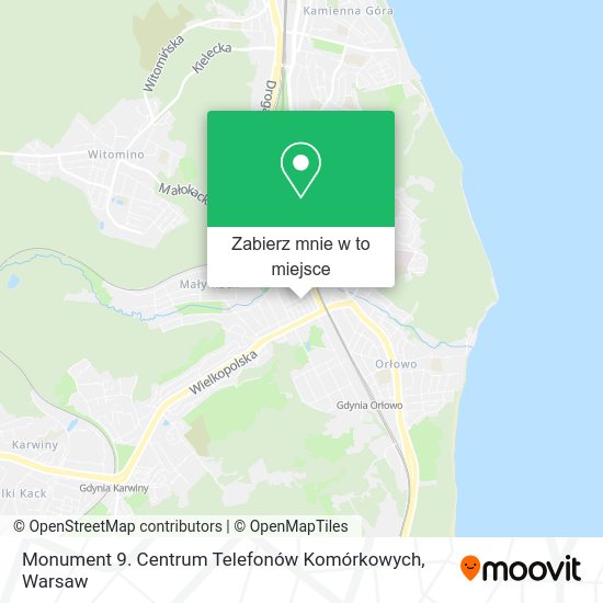 Mapa Monument 9. Centrum Telefonów Komórkowych