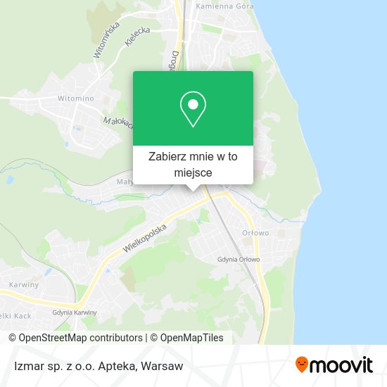 Mapa Izmar sp. z o.o. Apteka