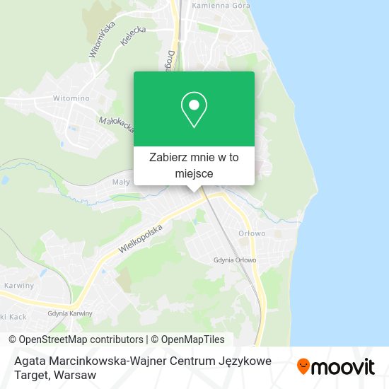 Mapa Agata Marcinkowska-Wajner Centrum Językowe Target