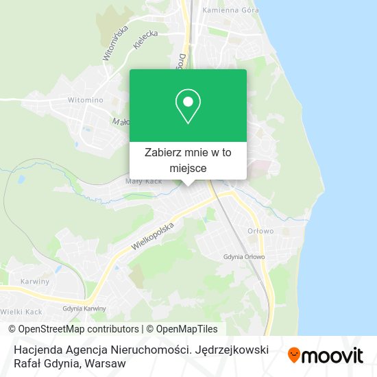 Mapa Hacjenda Agencja Nieruchomości. Jędrzejkowski Rafał Gdynia