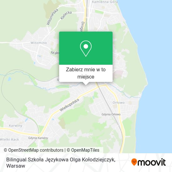 Mapa Bilingual Szkoła Językowa Olga Kołodziejczyk