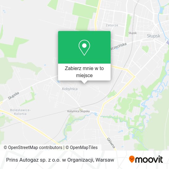 Mapa Prins Autogaz sp. z o.o. w Organizacji