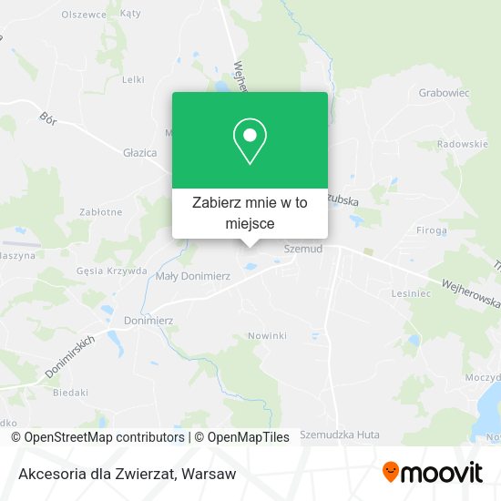 Mapa Akcesoria dla Zwierzat