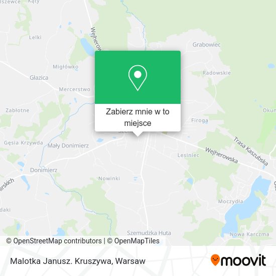 Mapa Malotka Janusz. Kruszywa