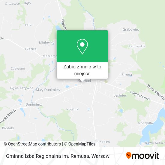 Mapa Gminna Izba Regionalna im. Remusa