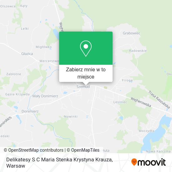 Mapa Delikatesy S C Maria Stenka Krystyna Krauza