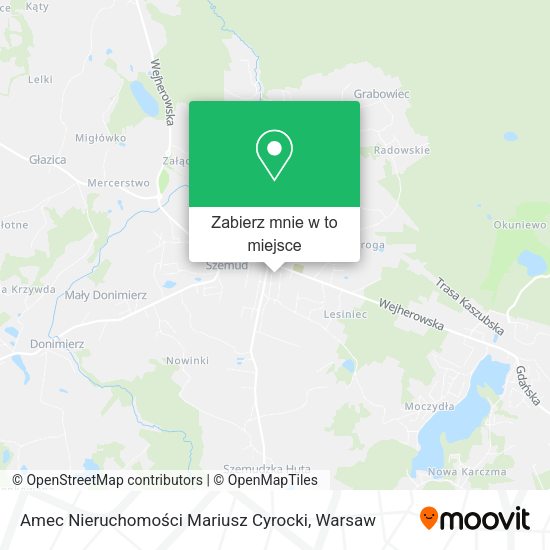 Mapa Amec Nieruchomości Mariusz Cyrocki