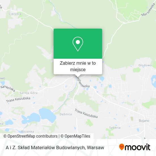 Mapa A i Z. Skład Materiałów Budowlanych