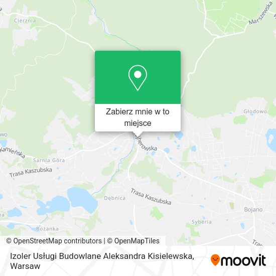 Mapa Izoler Usługi Budowlane Aleksandra Kisielewska