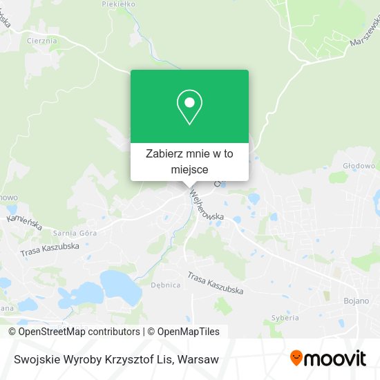 Mapa Swojskie Wyroby Krzysztof Lis