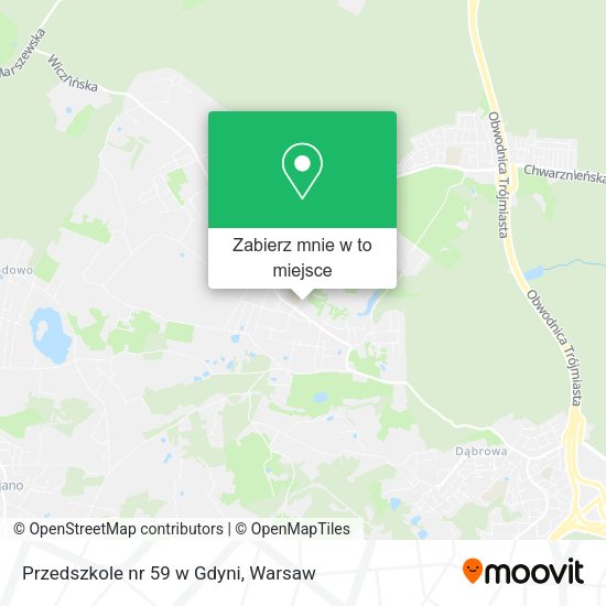 Mapa Przedszkole nr 59 w Gdyni