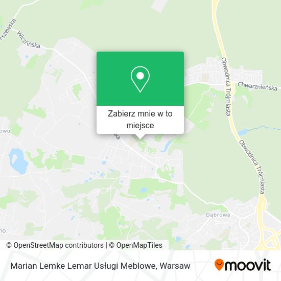 Mapa Marian Lemke Lemar Usługi Meblowe