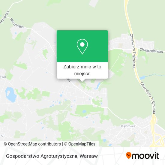 Mapa Gospodarstwo Agroturystyczne