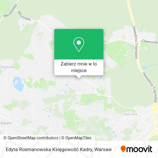 Mapa Edyta Rosmanowska Księgowość Kadry