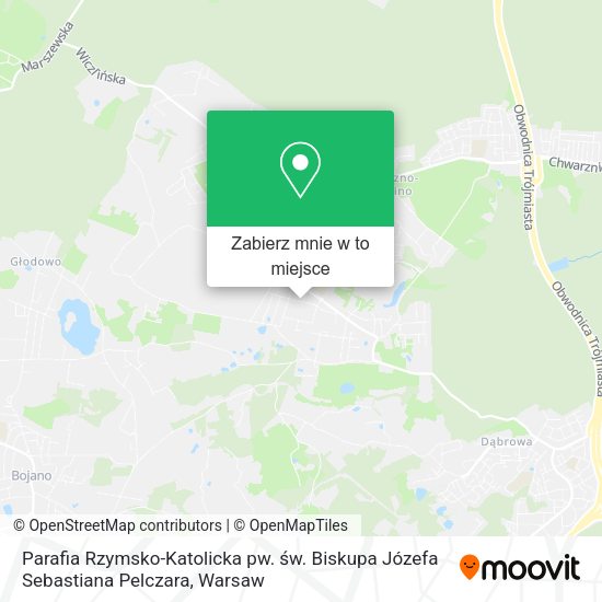 Mapa Parafia Rzymsko-Katolicka pw. św. Biskupa Józefa Sebastiana Pelczara