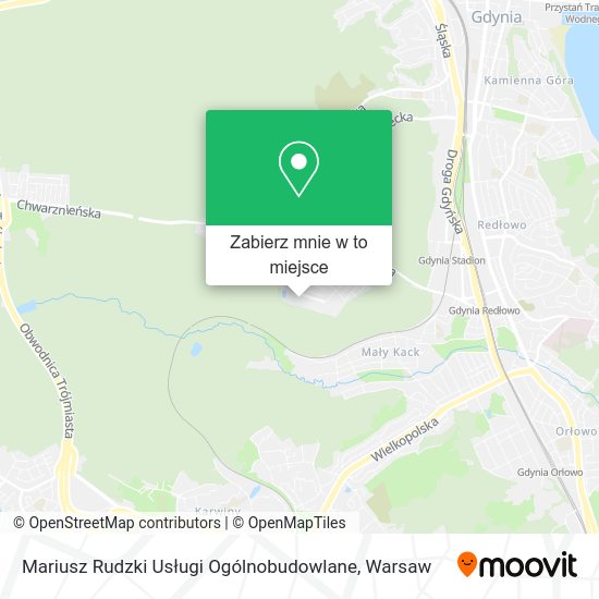 Mapa Mariusz Rudzki Usługi Ogólnobudowlane