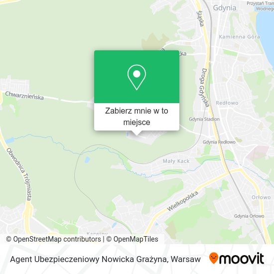 Mapa Agent Ubezpieczeniowy Nowicka Grażyna