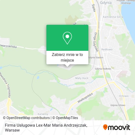 Mapa Firma Usługowa Lex-Mar Maria Andrzejczak