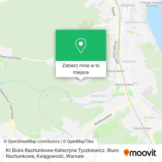 Mapa Kt Biuro Rachunkowe Katarzyna Tyszkiewicz. Biuro Rachunkowe, Księgowość