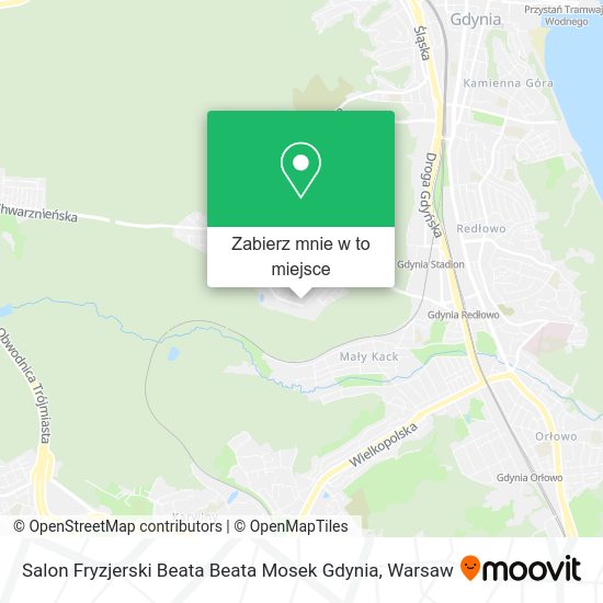 Mapa Salon Fryzjerski Beata Beata Mosek Gdynia