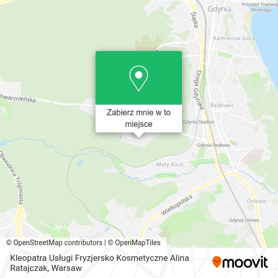 Mapa Kleopatra Usługi Fryzjersko Kosmetyczne Alina Ratajczak