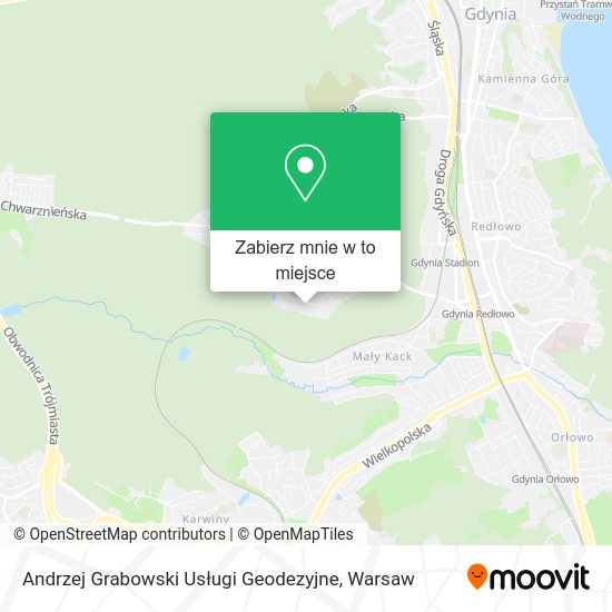 Mapa Andrzej Grabowski Usługi Geodezyjne