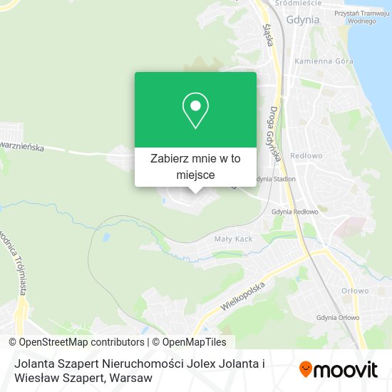 Mapa Jolanta Szapert Nieruchomości Jolex Jolanta i Wiesław Szapert