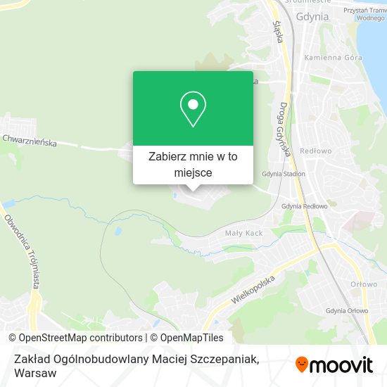 Mapa Zakład Ogólnobudowlany Maciej Szczepaniak