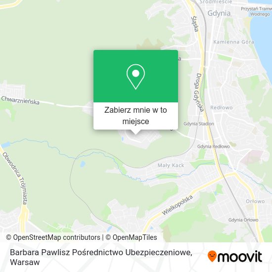 Mapa Barbara Pawlisz Pośrednictwo Ubezpieczeniowe