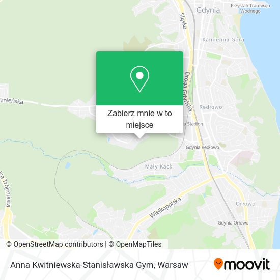 Mapa Anna Kwitniewska-Stanisławska Gym