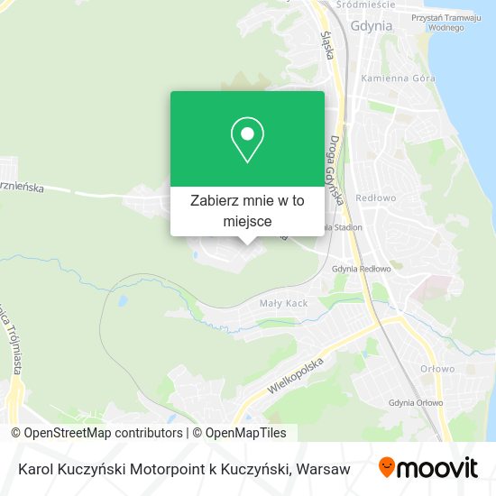 Mapa Karol Kuczyński Motorpoint k Kuczyński