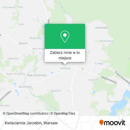 Mapa Kwiaciarnia Jarzebin