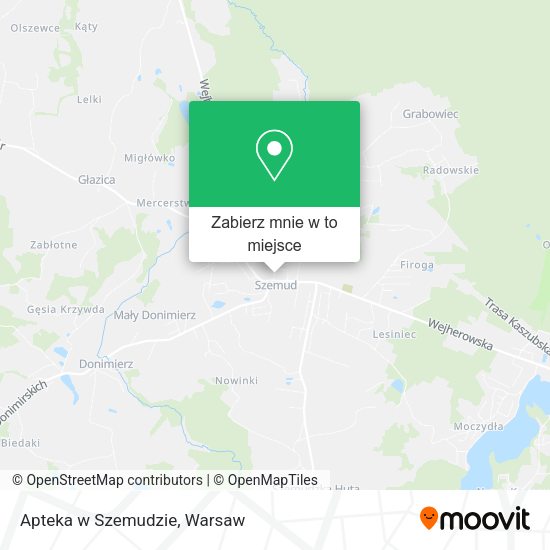 Mapa Apteka w Szemudzie