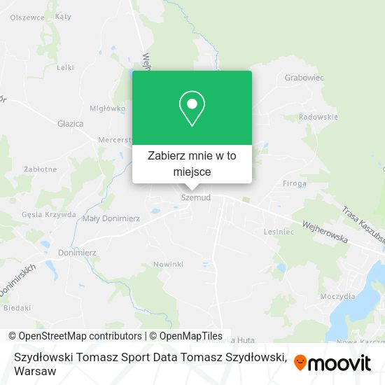 Mapa Szydłowski Tomasz Sport Data Tomasz Szydłowski