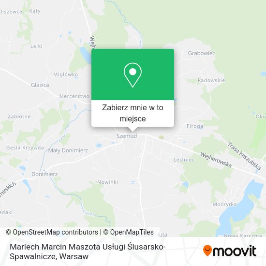 Mapa Marlech Marcin Maszota Usługi Ślusarsko-Spawalnicze